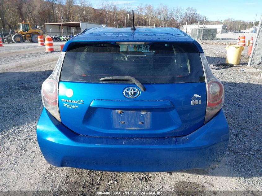 2012 Toyota Prius C Two VIN: JTDKDTB30C1015442 Lot: 40833356