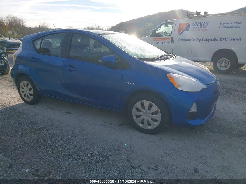 2012 Toyota Prius C Two VIN: JTDKDTB30C1015442 Lot: 40833356