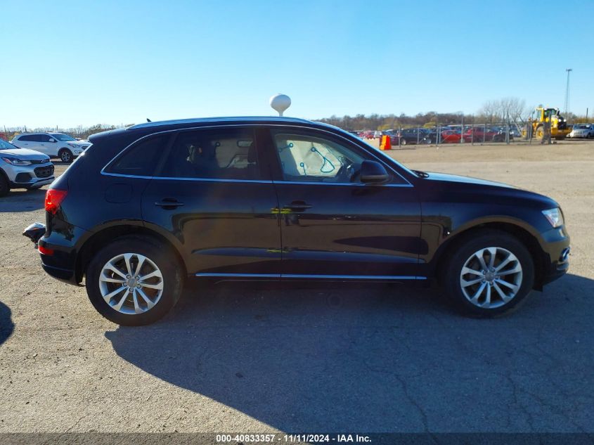 2014 Audi Q5 2.0T Premium VIN: WA1LFAFP8EA124664 Lot: 40833357