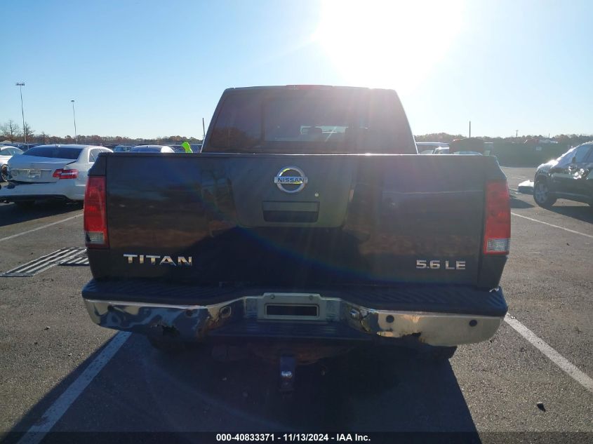 2005 Nissan Titan Le VIN: 1N6AA07B95N546750 Lot: 40833371