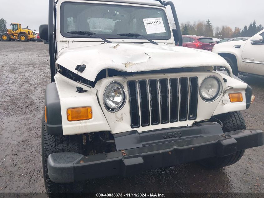 2003 Jeep Wrangler X VIN: 1J4FA39S73P352902 Lot: 40833373