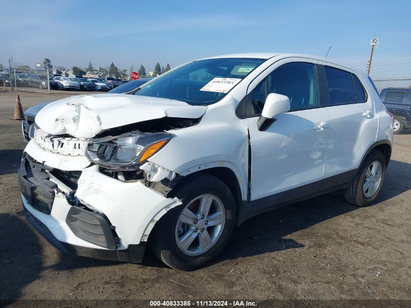 2021 Chevrolet Trax Fwd Ls VIN: KL7CJKSB0MB301086 Lot: 40833385