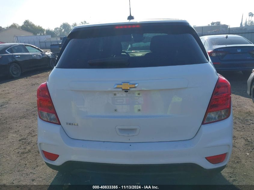 2021 Chevrolet Trax Fwd Ls VIN: KL7CJKSB0MB301086 Lot: 40833385