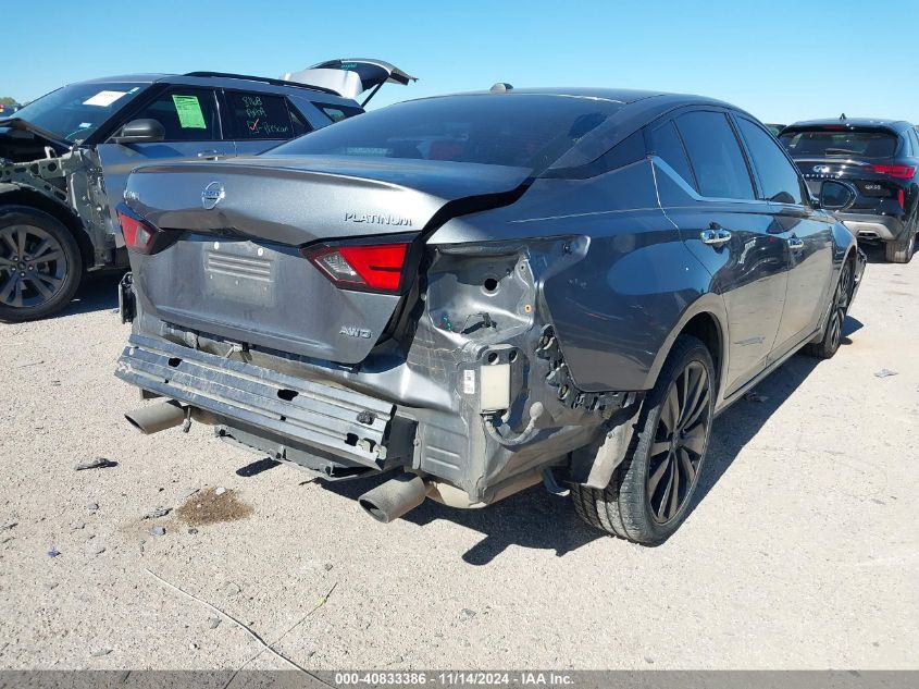 2020 Nissan Altima Platinum Intelligent Awd VIN: 1N4BL4FW4LC175508 Lot: 40833386