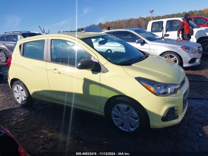 2017 Chevrolet Spark Ls Cvt VIN: KL8CB6SA2HC811415 Lot: 40833415