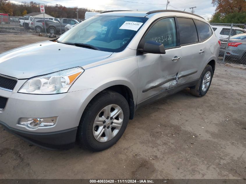 2011 Chevrolet Traverse Ls VIN: 1GNKRFED3BJ304487 Lot: 40833420