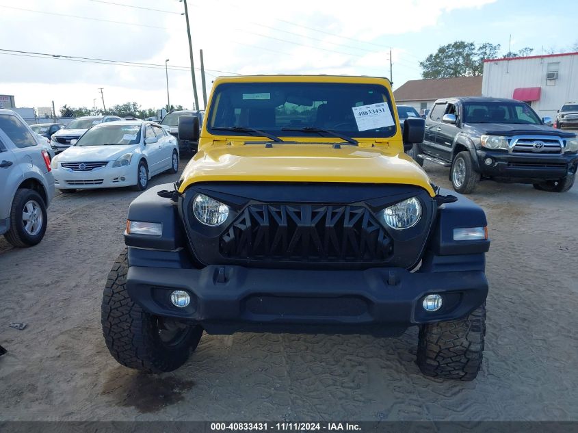 2018 Jeep Wrangler Unlimited Sport S 4X4 VIN: 1C4HJXDG9JW299728 Lot: 40833431