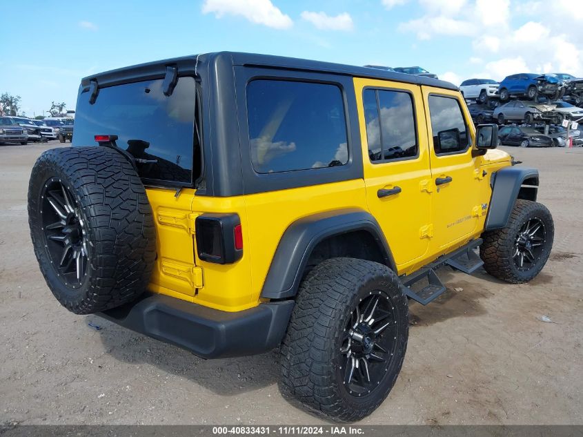 2018 Jeep Wrangler Unlimited Sport S 4X4 VIN: 1C4HJXDG9JW299728 Lot: 40833431