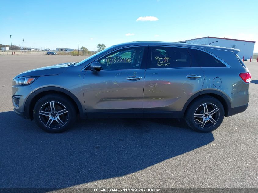 2016 KIA SORENTO VIN: 5XYPG4A31GG018912