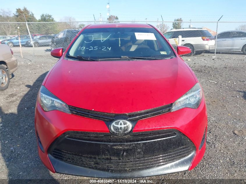 2018 Toyota Corolla L/Le/Xle/Se/Xse VIN: 2T1BURHE2JC043831 Lot: 40833457