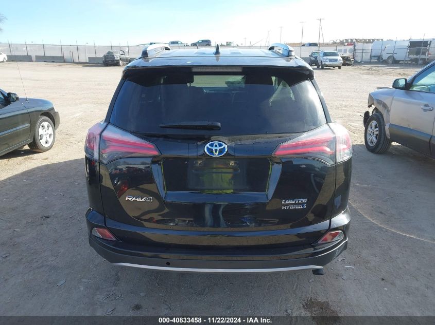 2018 Toyota Rav4 Hybrid Limited VIN: JTMDJREV5JD185728 Lot: 40833458