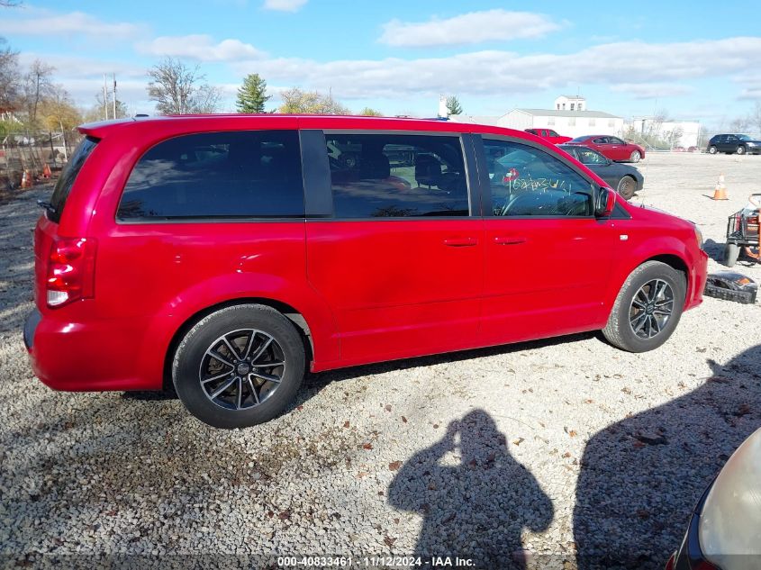 2014 Dodge Grand Caravan Se 30Th Anniversary VIN: 2C4RDGBG8ER451818 Lot: 40833461