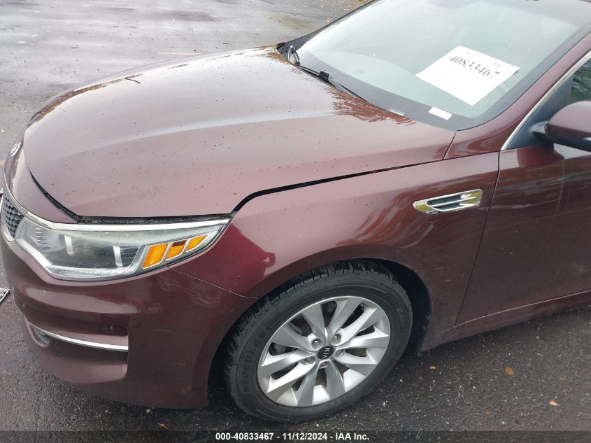 2016 KIA OPTIMA EX - 5XXGU4L35GG110115