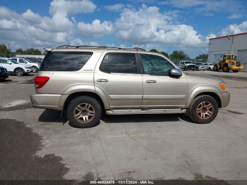 2007 Toyota Sequoia Limited V8 VIN: 5TDZT38A87S286782 Lot: 40833475