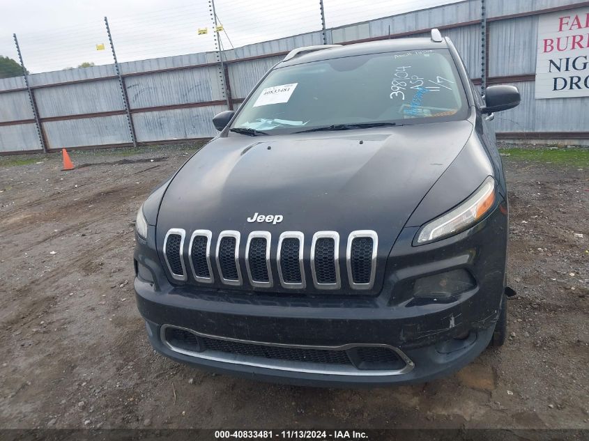 2016 Jeep Cherokee Limited VIN: 1C4PJLDB7GW158058 Lot: 40833481