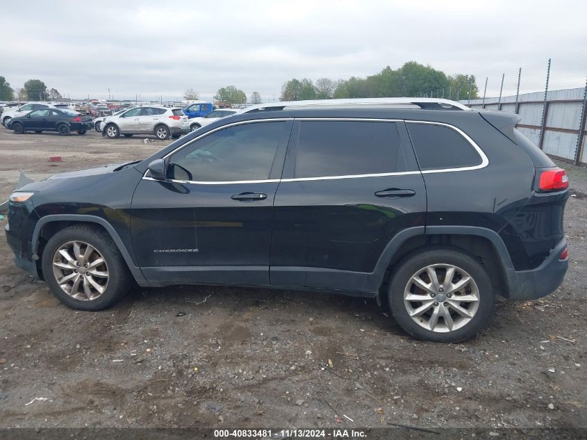 2016 Jeep Cherokee Limited VIN: 1C4PJLDB7GW158058 Lot: 40833481