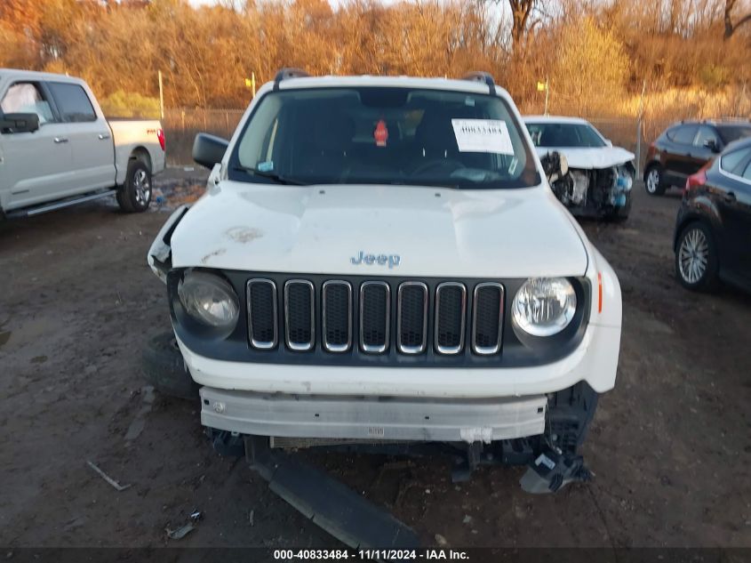 2017 Jeep Renegade Sport 4X4 VIN: ZACCJBABXHPG54760 Lot: 40833484