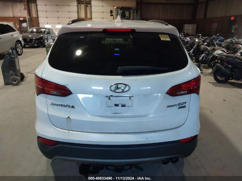 2015 Hyundai Santa Fe Sport 2.0L Turbo VIN: 5XYZUDLA4FG269726 Lot: 40833490