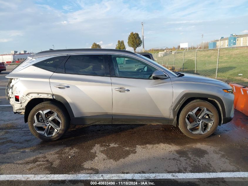 2022 Hyundai Tucson Hybrid Limited VIN: KM8JECA15NU057093 Lot: 40833498