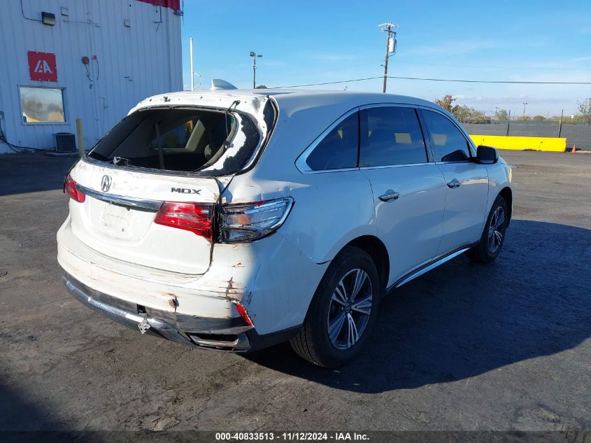 VIN 5J8YD3H38HL000203 2017 ACURA MDX no.4