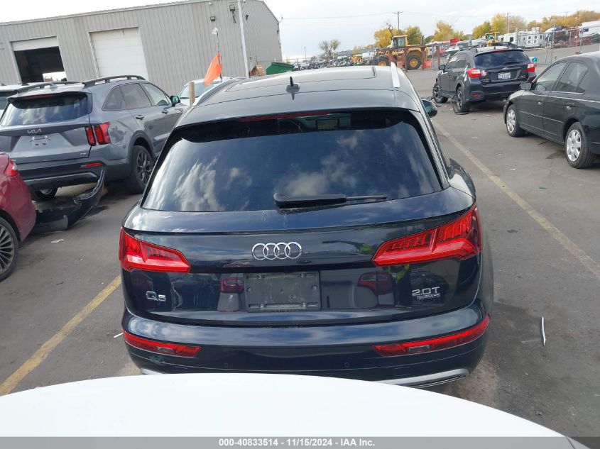 2018 Audi Q5 2.0T Premium/2.0T Tech Premium VIN: WA1BNAFY8J2218720 Lot: 40833514