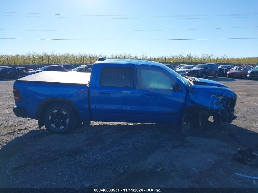 2021 Ram 1500 Rebel 4X4 5'7 Box VIN: 1C6SRFLT0MN523588 Lot: 40833531