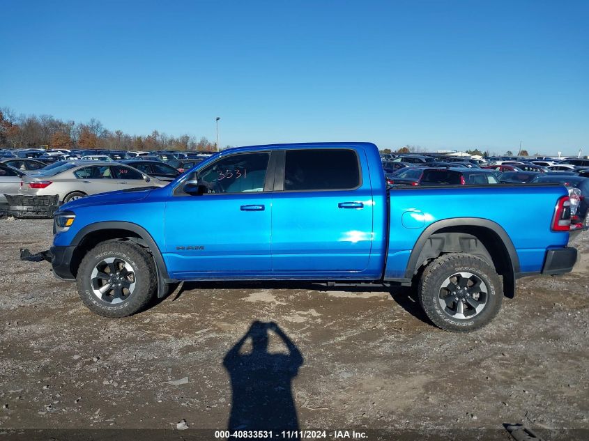 2021 Ram 1500 Rebel 4X4 5'7 Box VIN: 1C6SRFLT0MN523588 Lot: 40833531