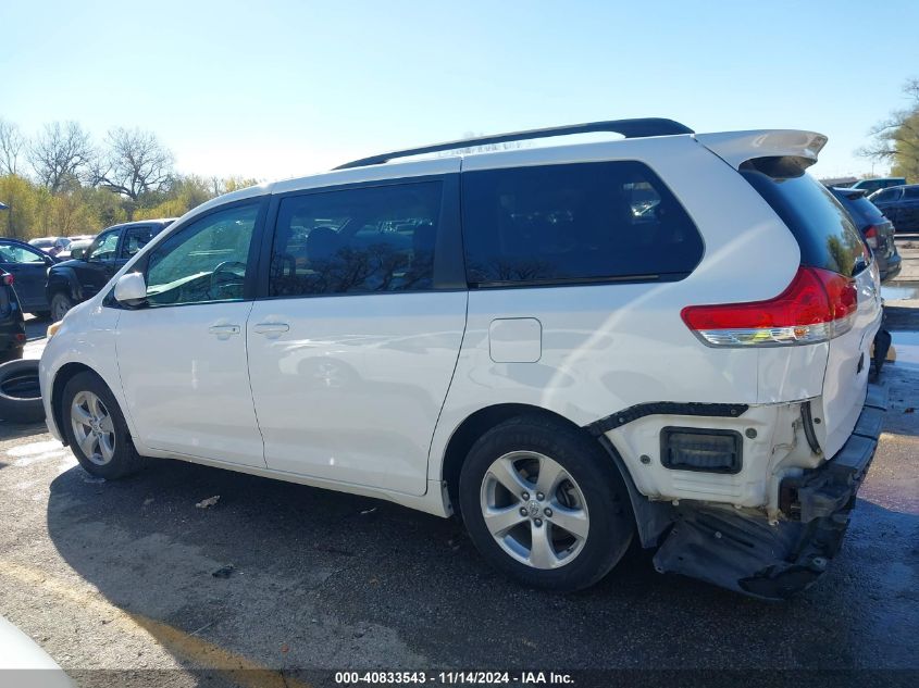 2012 Toyota Sienna Le V6 8 Passenger VIN: 5TDKK3DC6CS247906 Lot: 40833543