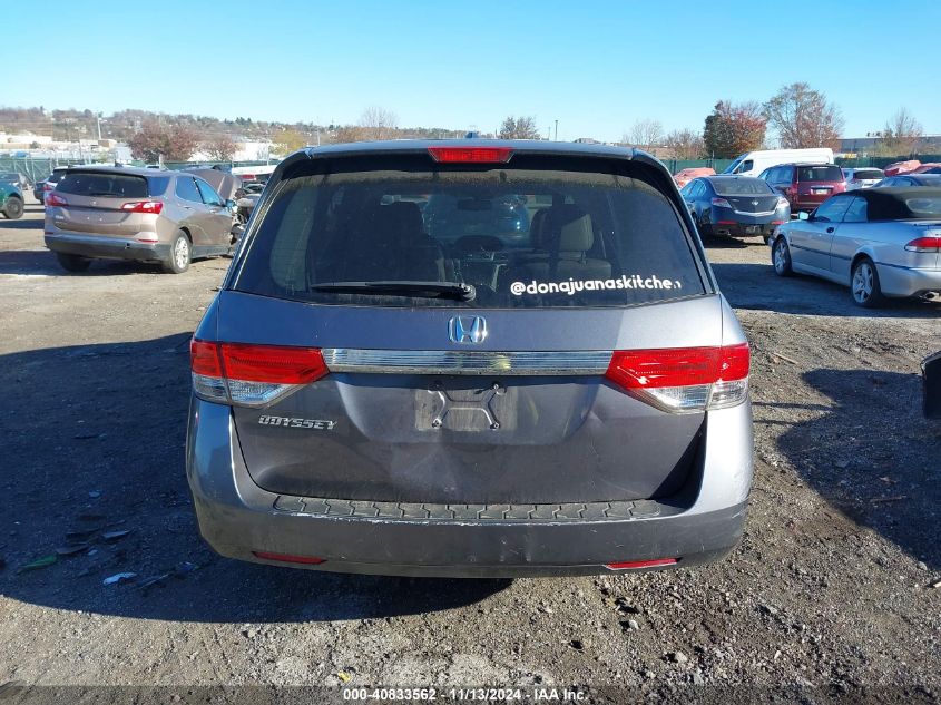 2016 Honda Odyssey Ex-L VIN: 5FNRL5H69GB046667 Lot: 40833562