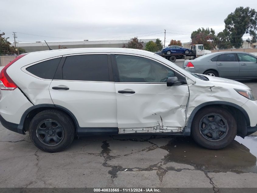 2014 Honda Cr-V Lx VIN: 5J6RM3H30EL030045 Lot: 40833565