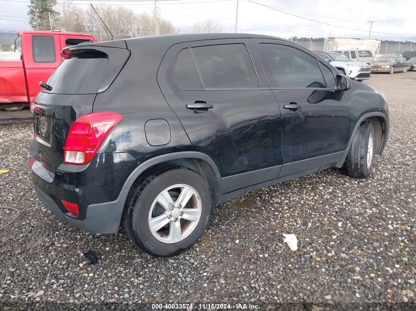VIN 3GNCJKSB0LL145302 2020 CHEVROLET TRAX FWD LS