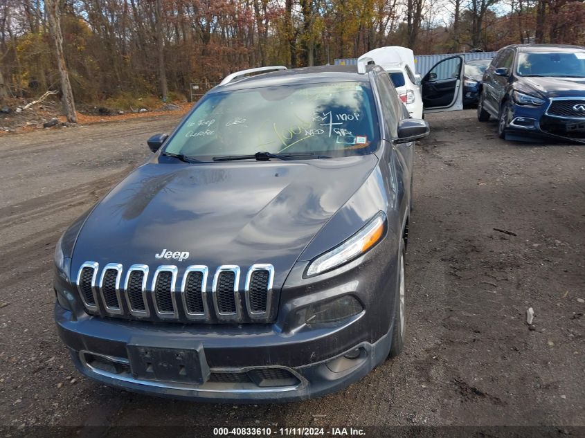 2016 Jeep Cherokee Limited VIN: 1C4PJLDB1GW229559 Lot: 40833610