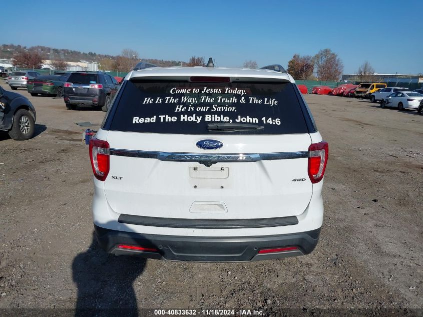 2019 Ford Explorer Xlt VIN: 1FM5K8D86KGA28566 Lot: 40833632