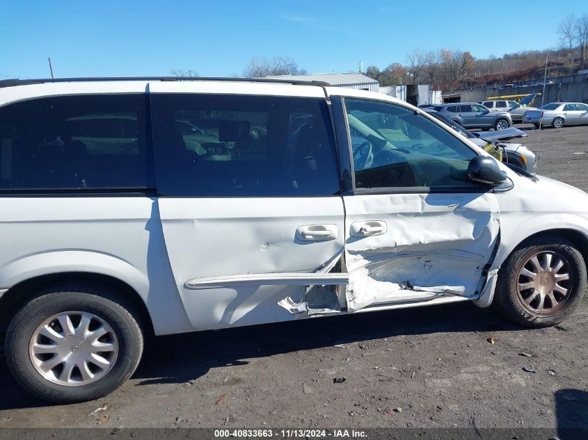 2003 Chrysler Town & Country Lx VIN: 2C4GP44LX3R380741 Lot: 40833663