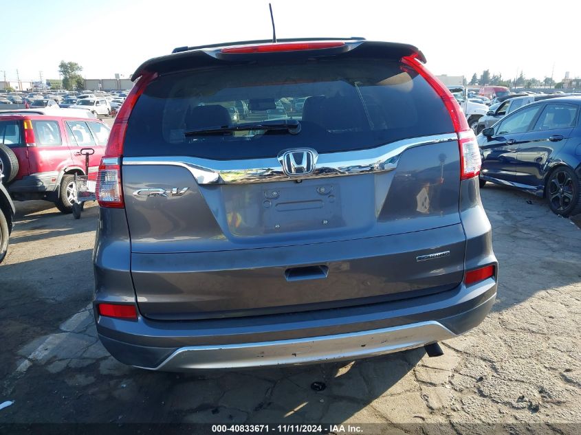 2015 Honda Cr-V Touring VIN: 5J6RM3H9XFL020791 Lot: 40833671