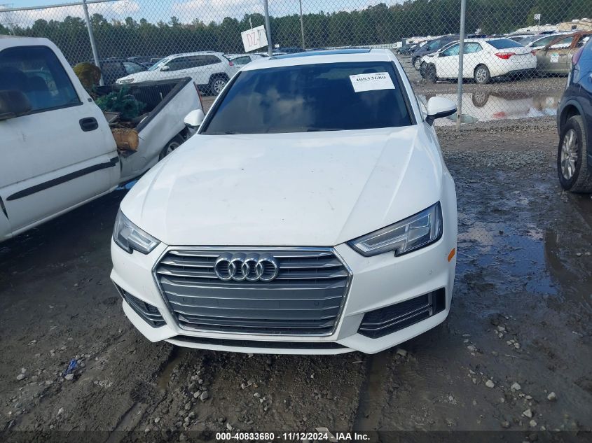 2018 Audi A4 2.0T Tech Ultra Premium/2.0T Ultra Premium VIN: WAULMAF41JA212898 Lot: 40833680