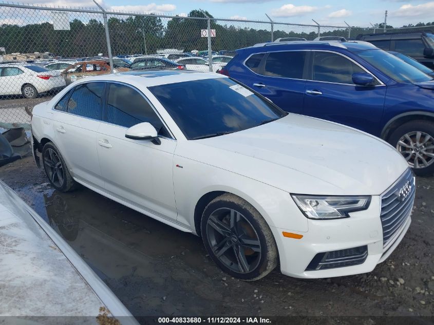 2018 Audi A4 2.0T Tech Ultra Premium/2.0T Ultra Premium VIN: WAULMAF41JA212898 Lot: 40833680