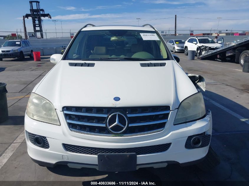 2006 Mercedes-Benz Ml 350 4Matic VIN: 4JGBB86E56A084187 Lot: 40833686