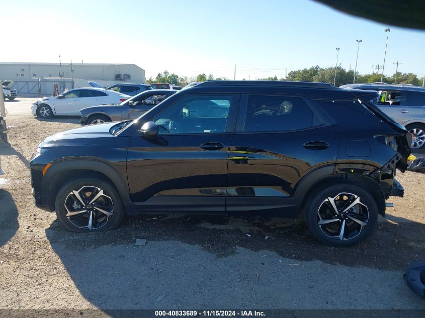 2022 Chevrolet Trailblazer Fwd Rs VIN: KL79MTSL1NB098775 Lot: 40833689