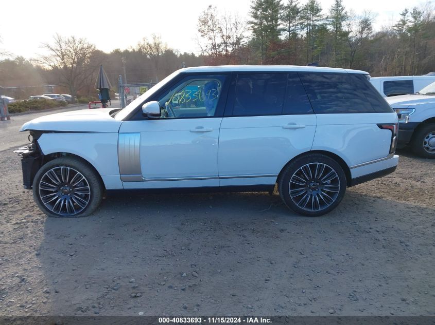 2022 Land Rover Range Rover Westminster VIN: SALGS2RU9NA464652 Lot: 40833693