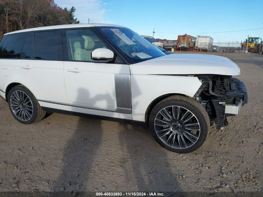 2022 Land Rover Range Rover Westminster VIN: SALGS2RU9NA464652 Lot: 40833693