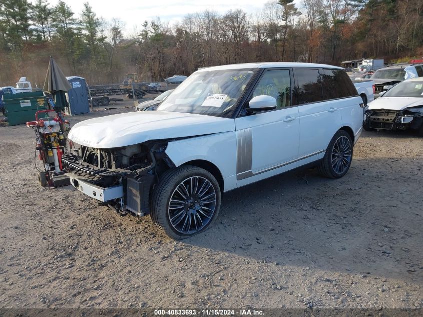 2022 Land Rover Range Rover Westminster VIN: SALGS2RU9NA464652 Lot: 40833693