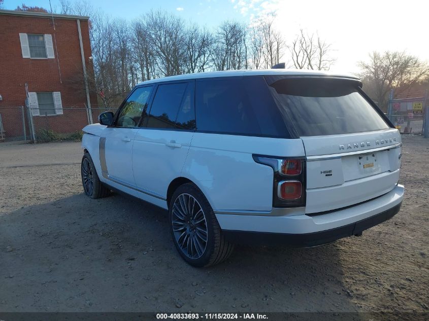 2022 Land Rover Range Rover Westminster VIN: SALGS2RU9NA464652 Lot: 40833693