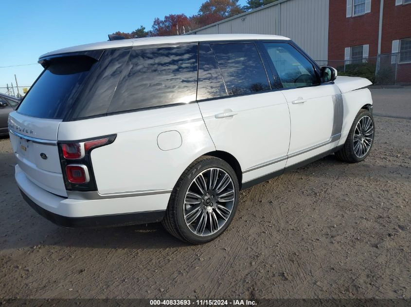 2022 Land Rover Range Rover Westminster VIN: SALGS2RU9NA464652 Lot: 40833693