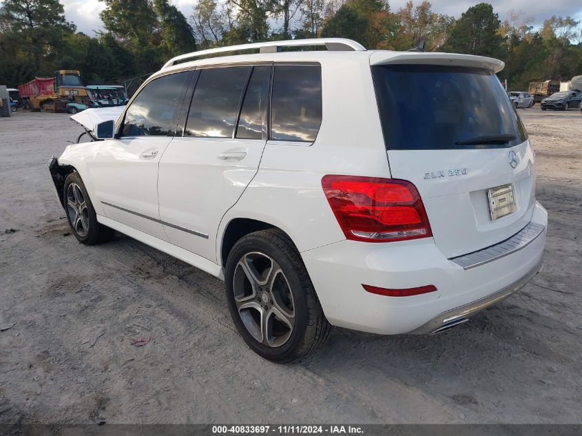 2015 Mercedes-Benz Glk 250 Bluetec 4Matic VIN: WDCGG0EB4FG370849 Lot: 40833697