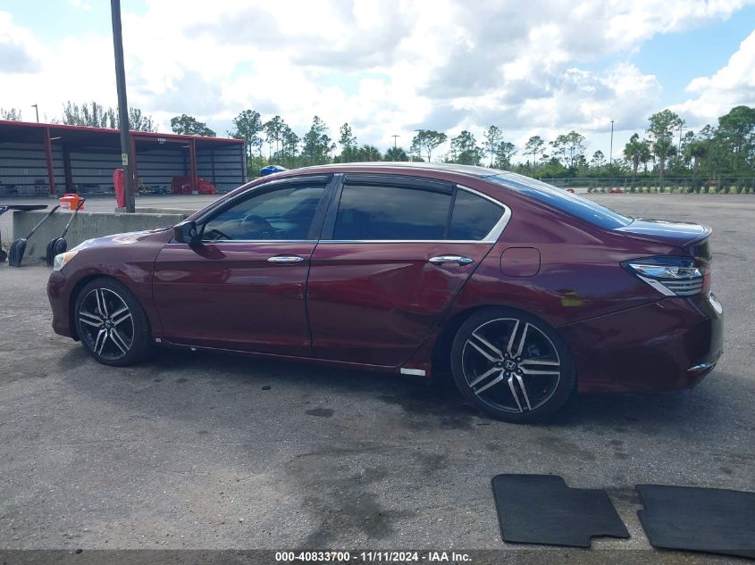 2017 Honda Accord Sport VIN: 1HGCR2F58HA179204 Lot: 40833700