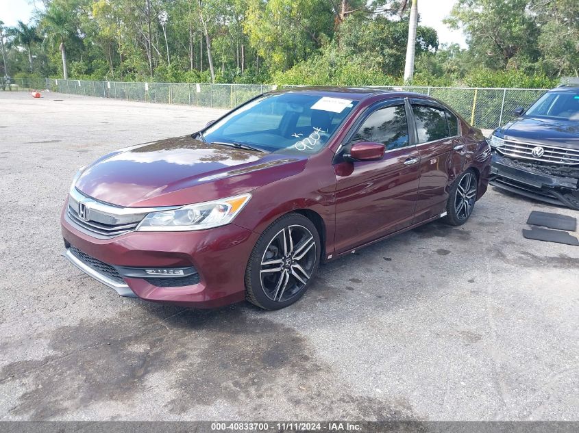 VIN 1HGCR2F58HA179204 2017 Honda Accord, Sport no.2