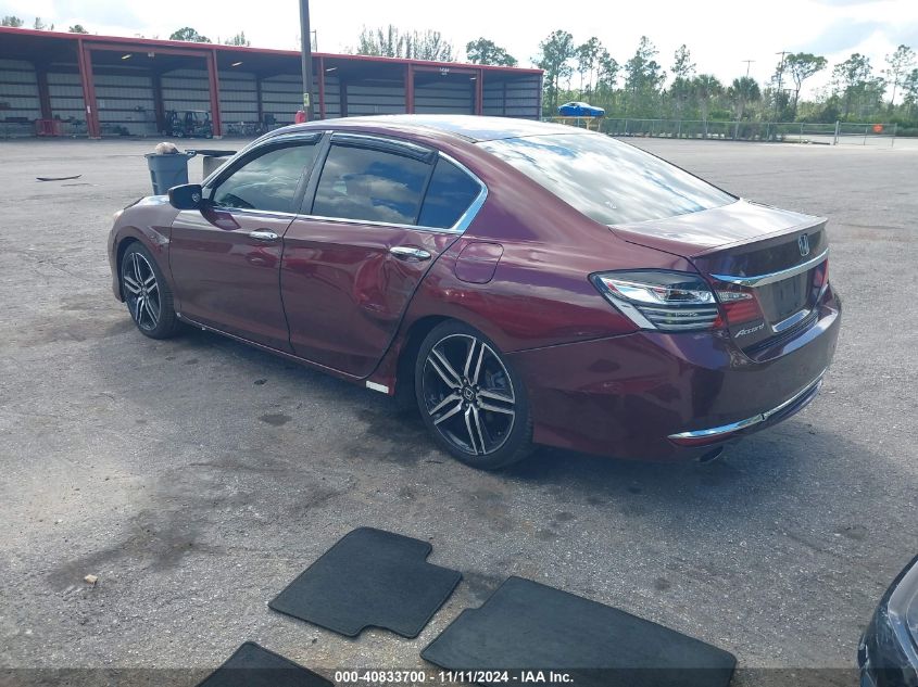 VIN 1HGCR2F58HA179204 2017 Honda Accord, Sport no.3