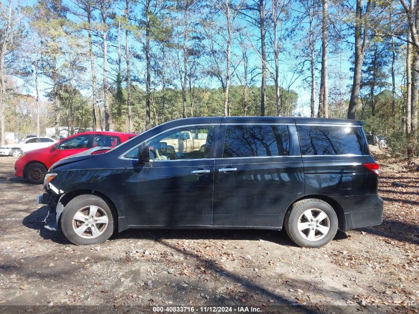 2014 Nissan Quest Sv VIN: JN8AE2KP4E9102663 Lot: 40833716