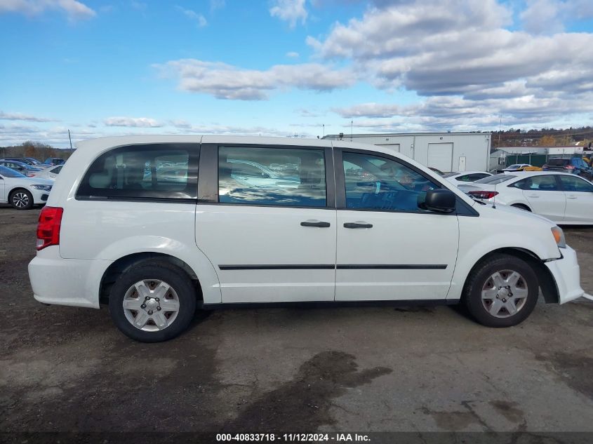 2012 Dodge Grand Caravan Se/Avp VIN: 2C4RDGBG2CR408671 Lot: 40833718